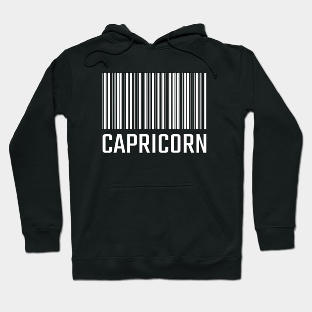 Capricorn Barcode Hoodie by Stoney09